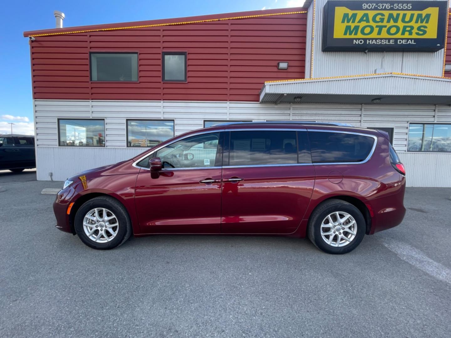 2021 RED CHRYSLER PACIFICA TOURING L (2C4RC1BG8MR) with an 3.6L engine, Automatic transmission, located at 1960 Industrial Drive, Wasilla, 99654, (907) 274-2277, 61.573475, -149.400146 - Photo#1